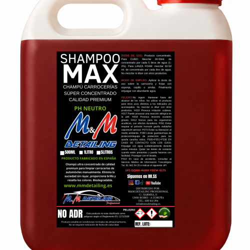 SHAMPOO MAX 5L.
